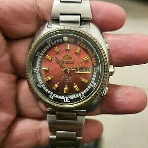 ORIENT アンバランス 21jewels ビンテージダイバーズウォッチ