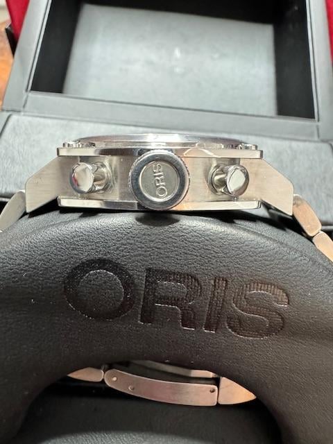 WTS Oris BC4 Chronograph Black Steel Automatic TP Ref 01 674