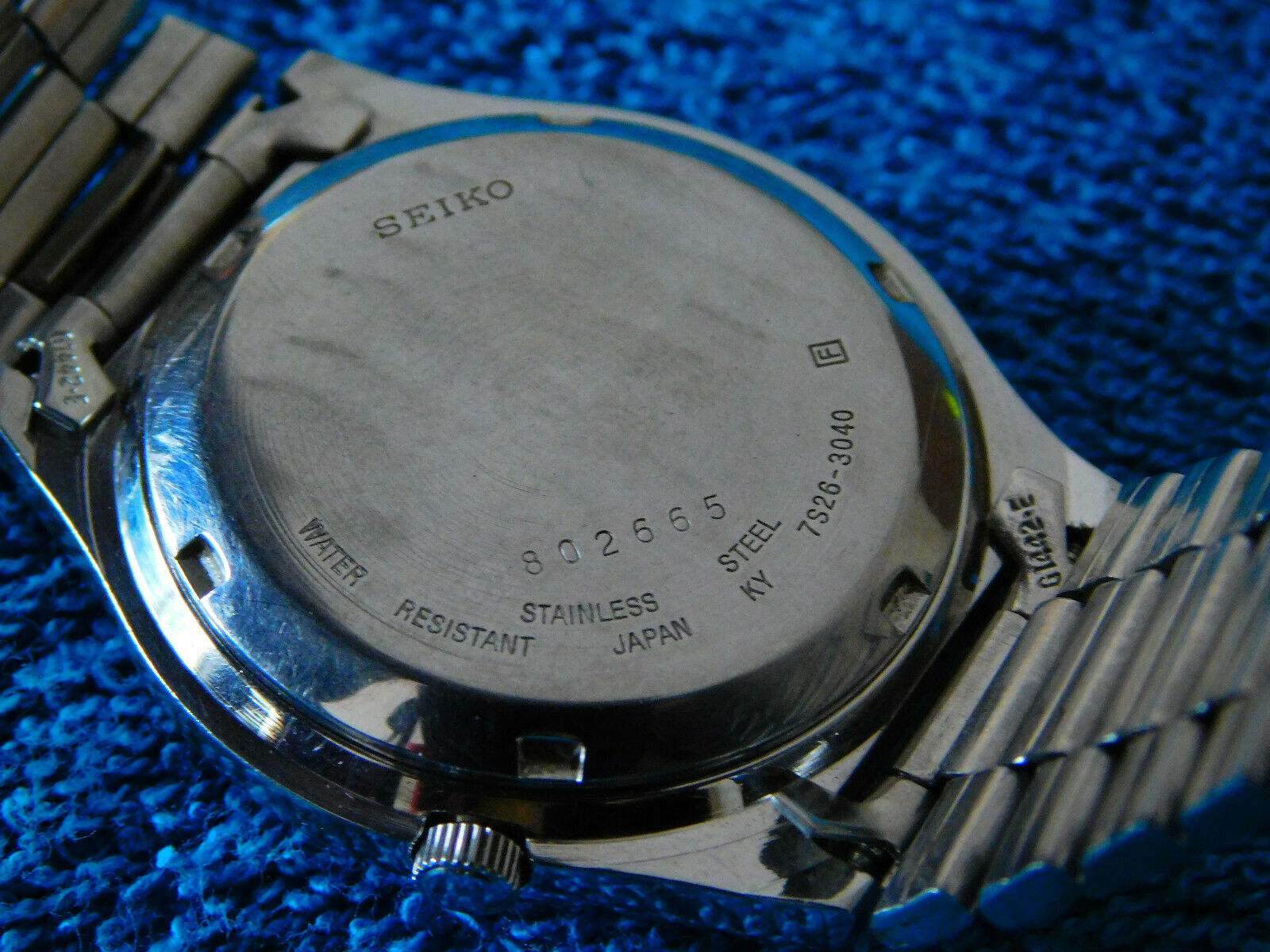 Vintage Seiko 5 Automatic Silver Dial 7S26-0360 Day Date Stainless