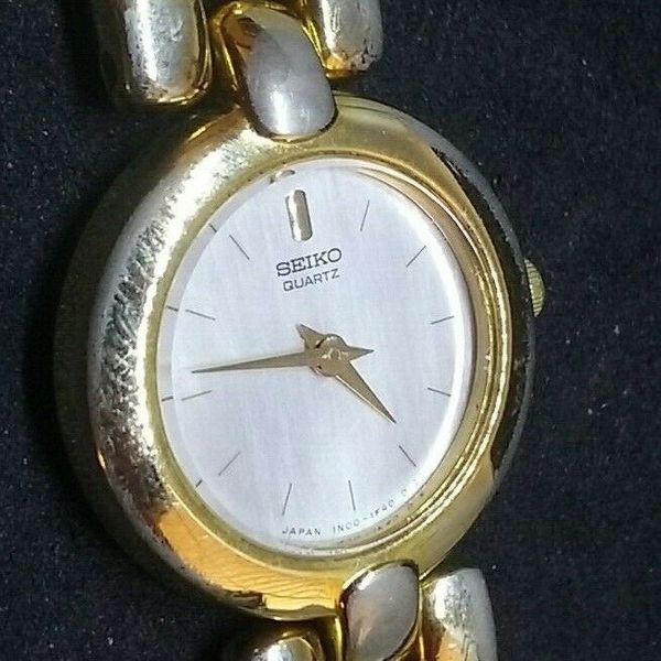 Seiko Ladies Quartz Watch 1N00-0079 Gold Tone | WatchCharts