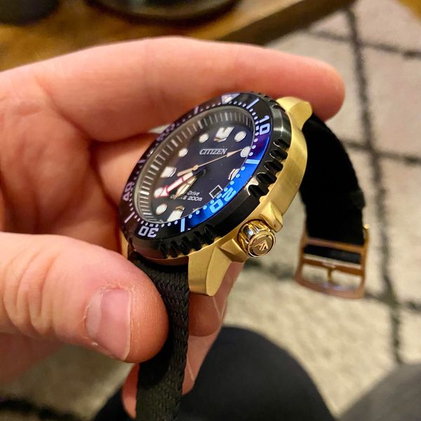 [WTS] Citizen Promaster eco drive gold PVD | WatchCharts Marketplace