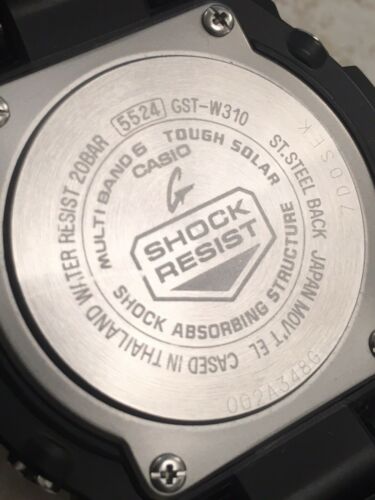 CASIO G-SHOCK GST-W310 (5524) R/C SOLAR CLASSIC ANALOG & DIGITAL