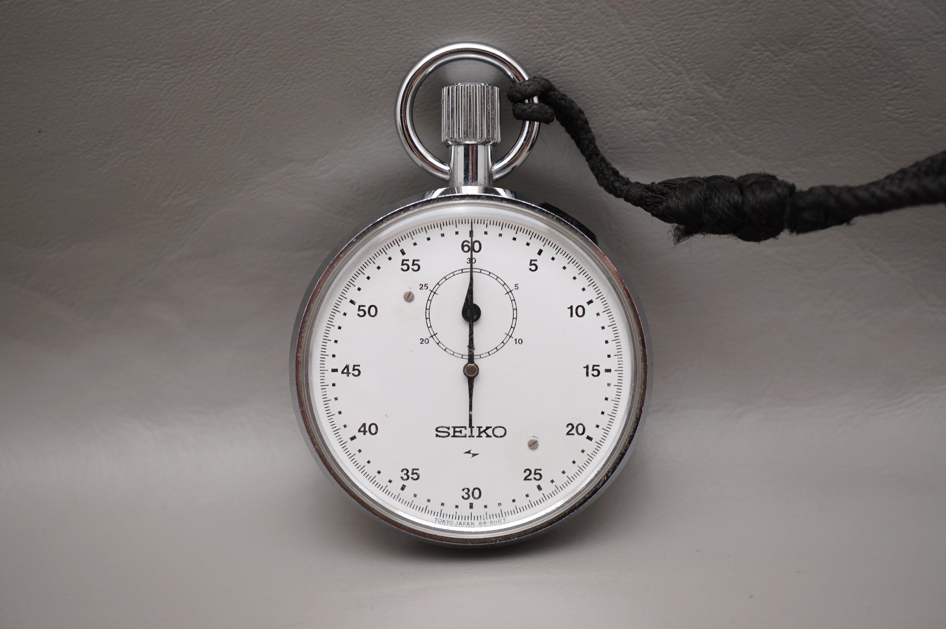 SEIKO Rowing BASE5 88-5051 ストップウォッチ Seiko 88-5051 Vintage Stop Watch Manual Winding Mens Watch