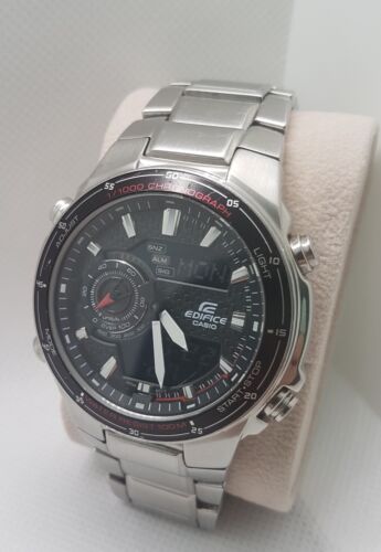 Casio EDIFICE Chronograph 5165 EFA 131 Stainless Steel Sports Wristwatch WatchCharts Marketplace CA