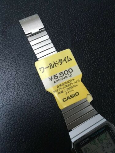Casio A300u World Time Vintage Circa 1985 Superb Condition Made In