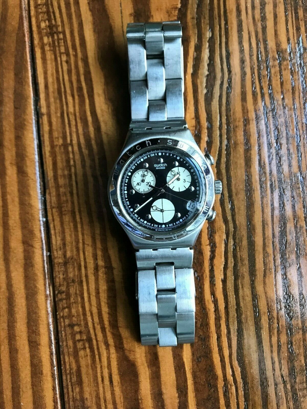 SWATCH IRONY CHRONO - YCS427G WISDOM | WatchCharts Marketplace
