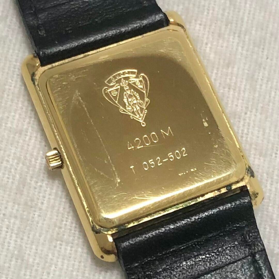 Gucci 4200M Watch Quartz 24mm Men's Black Dial Swiss Made Gucci 4200M Watch Quartz 24mm Men's Black Dial Swiss Made