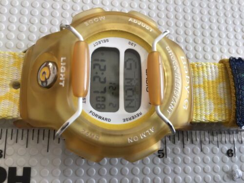 Casio Baby G Shock BG 350 1564 Ladies Digital Watch Yellow WatchCharts Marketplace