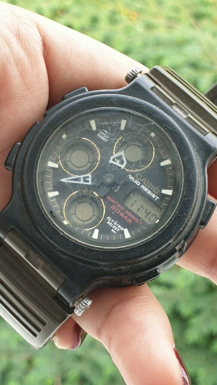 Casio G-Shock Mudman 20BAR Mod.1700 AW-570 Japan Vintage Digital Watch |  WatchCharts