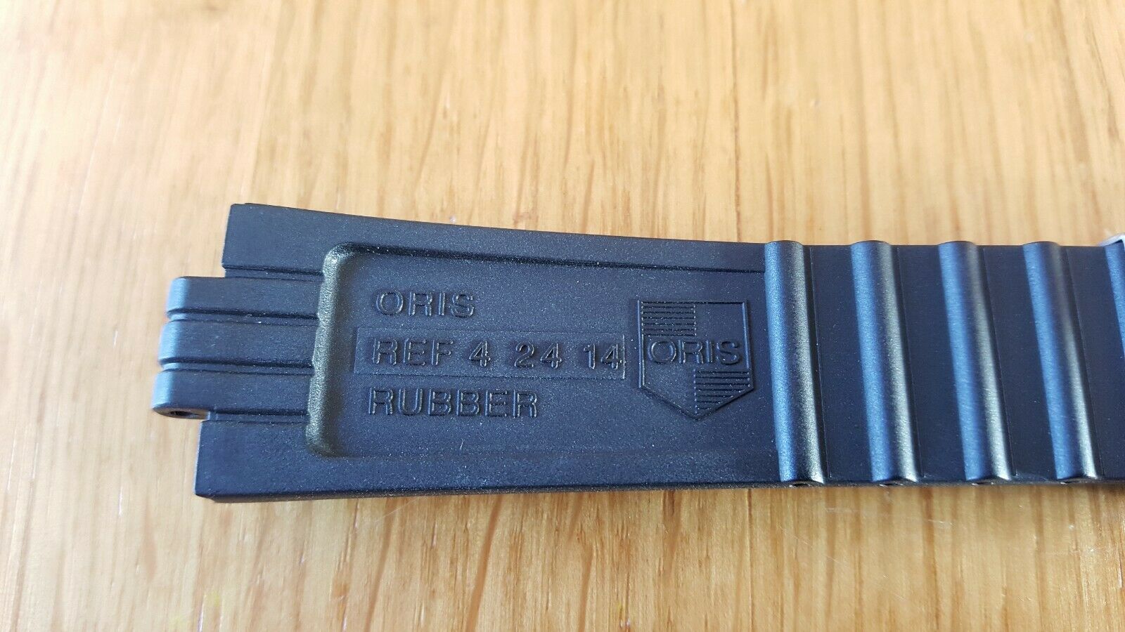 Oris rubber strap 4 24 14 with deployant clasp for TT1 Der