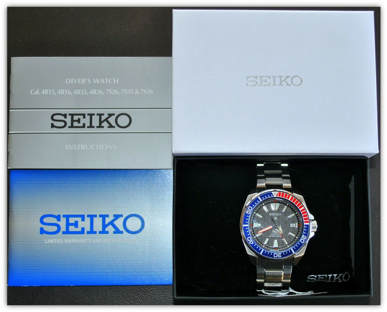 【箱付き】SEIKO PROSPEX 4R35-01VO Seiko 4R35-01V0 Air Diver Date w/Box Automatic Authentic Mens