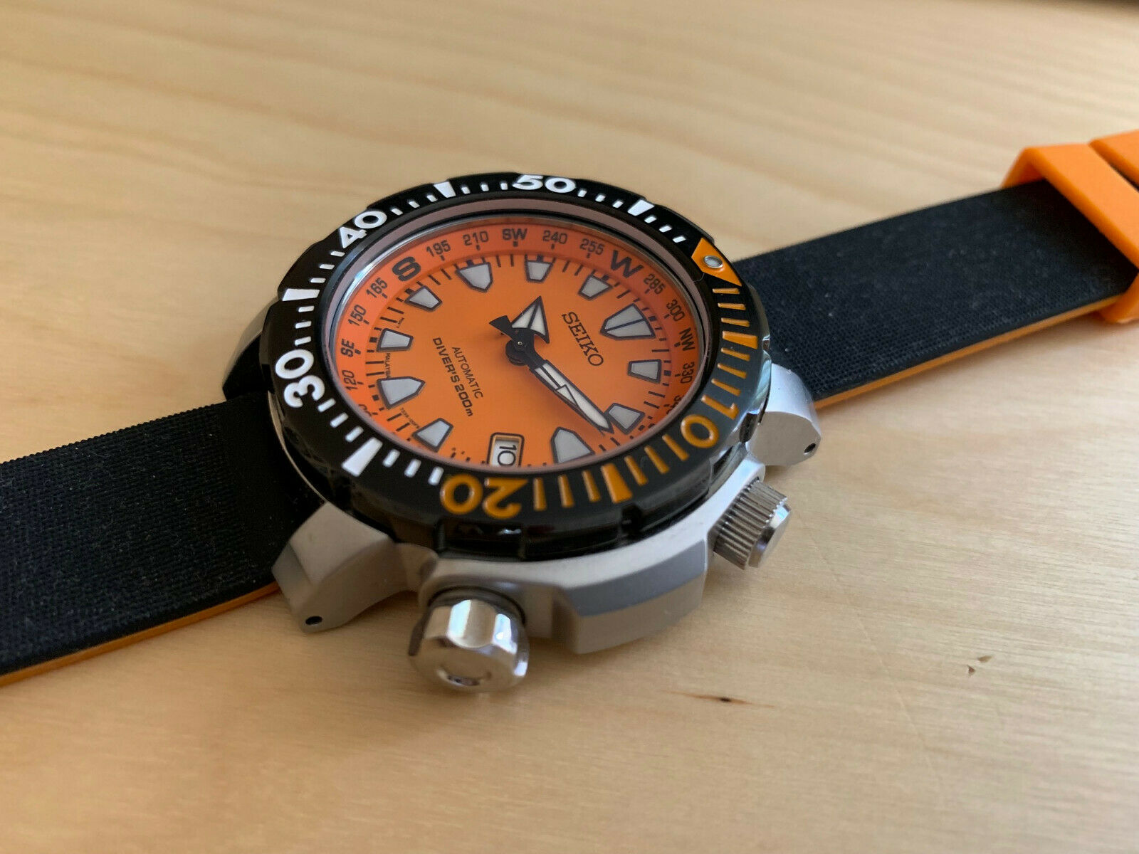 Seiko SNM037 Orange Land Monster Automatic Rare 7S35-00F0 | WatchCharts