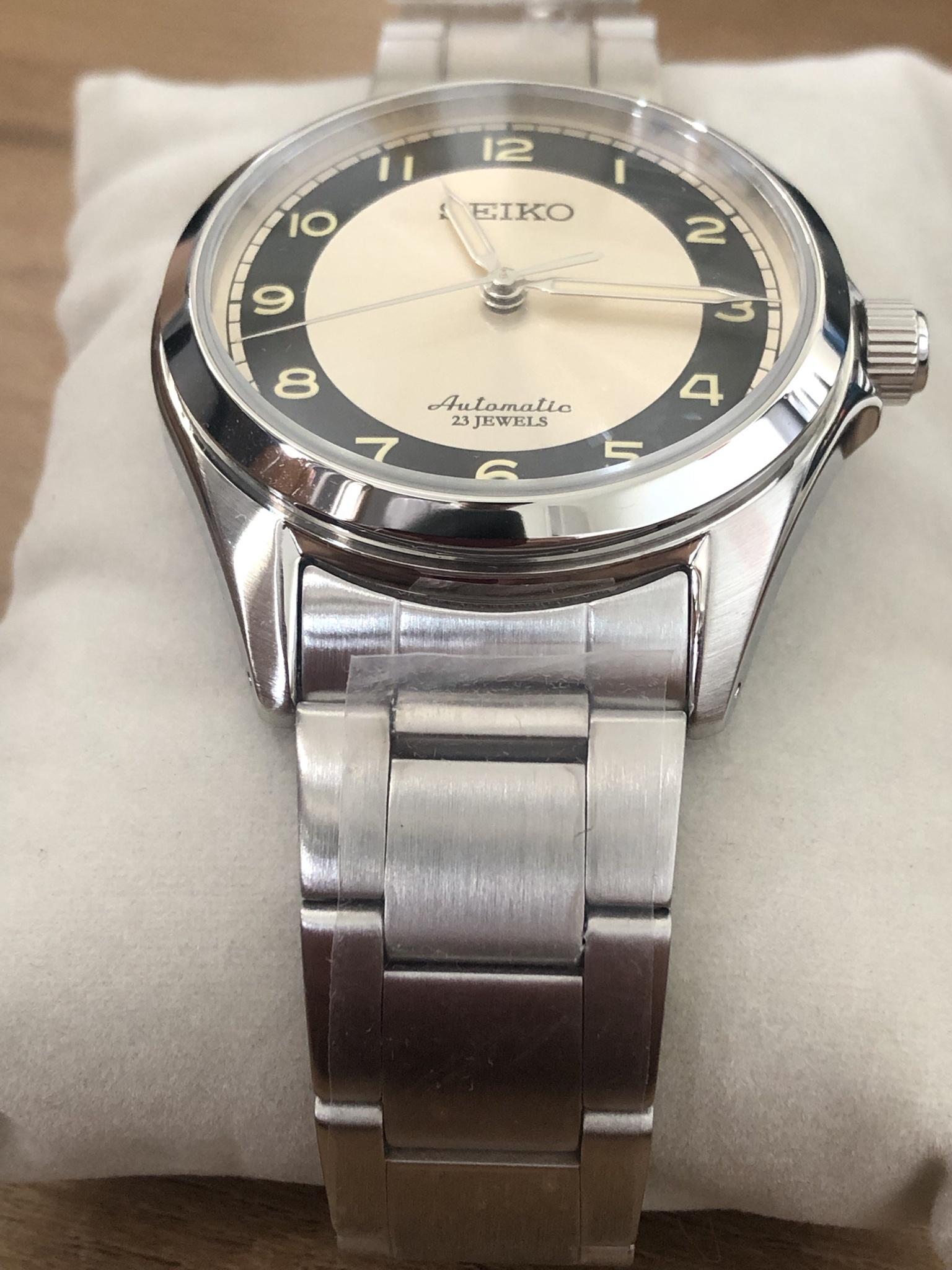 【500円引きクーポン】 WTS] Seiko x TicTac Tuxedo Dial Limited Production BNIB トップス