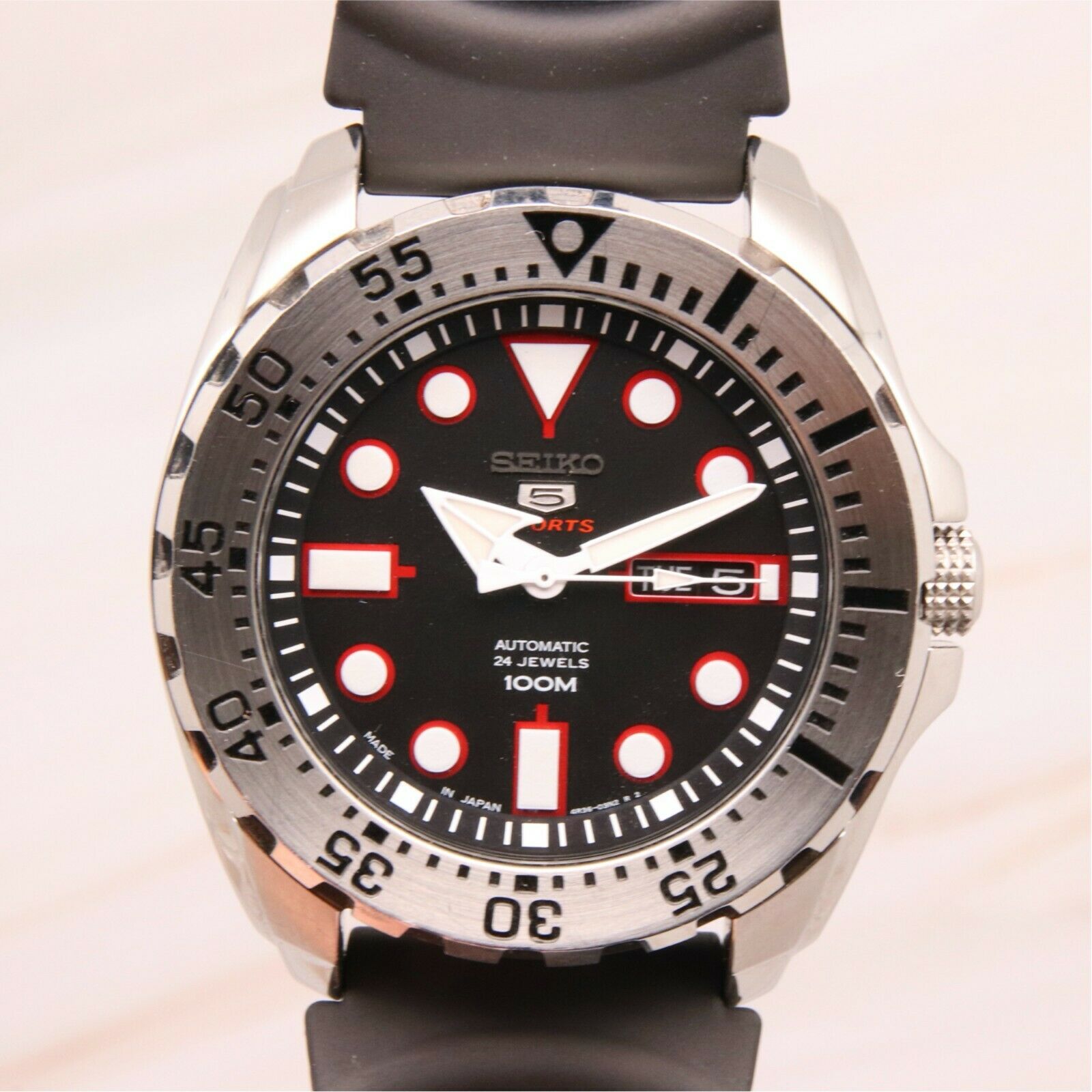 Seiko 5 Sports SRP601J1 Dracula Monster Men's Automatic Diver 4R36-03T0 |  WatchCharts
