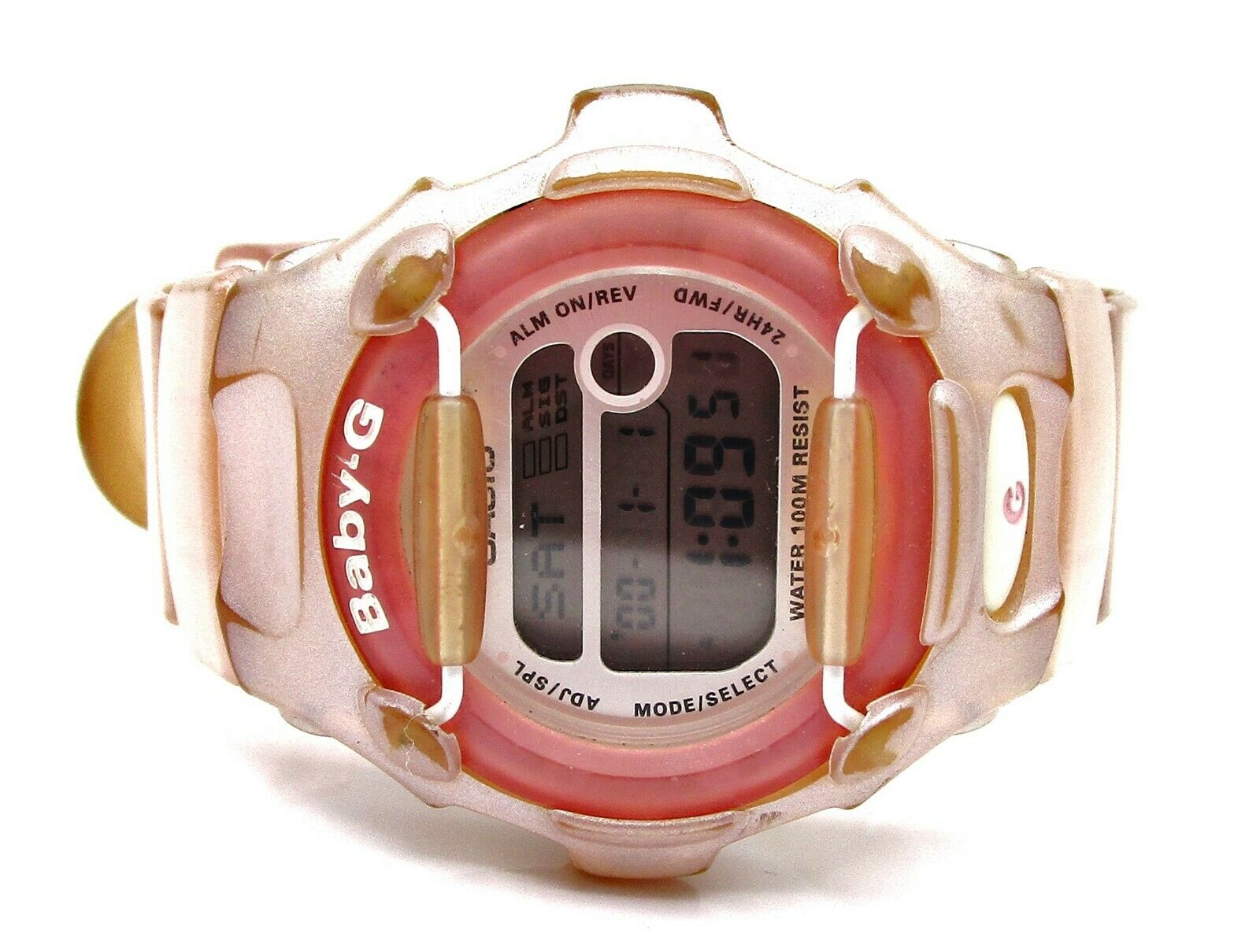 Casio Baby-G 2286 BG-158 Quartz Digital Pink Plastic Band Watch RUNS HS695  | WatchCharts