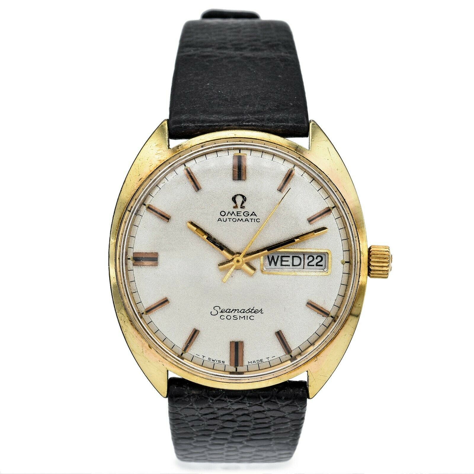 Vintage Omega Seamaster Cosmic 166036-TOOL 107 Automatic Men's Day