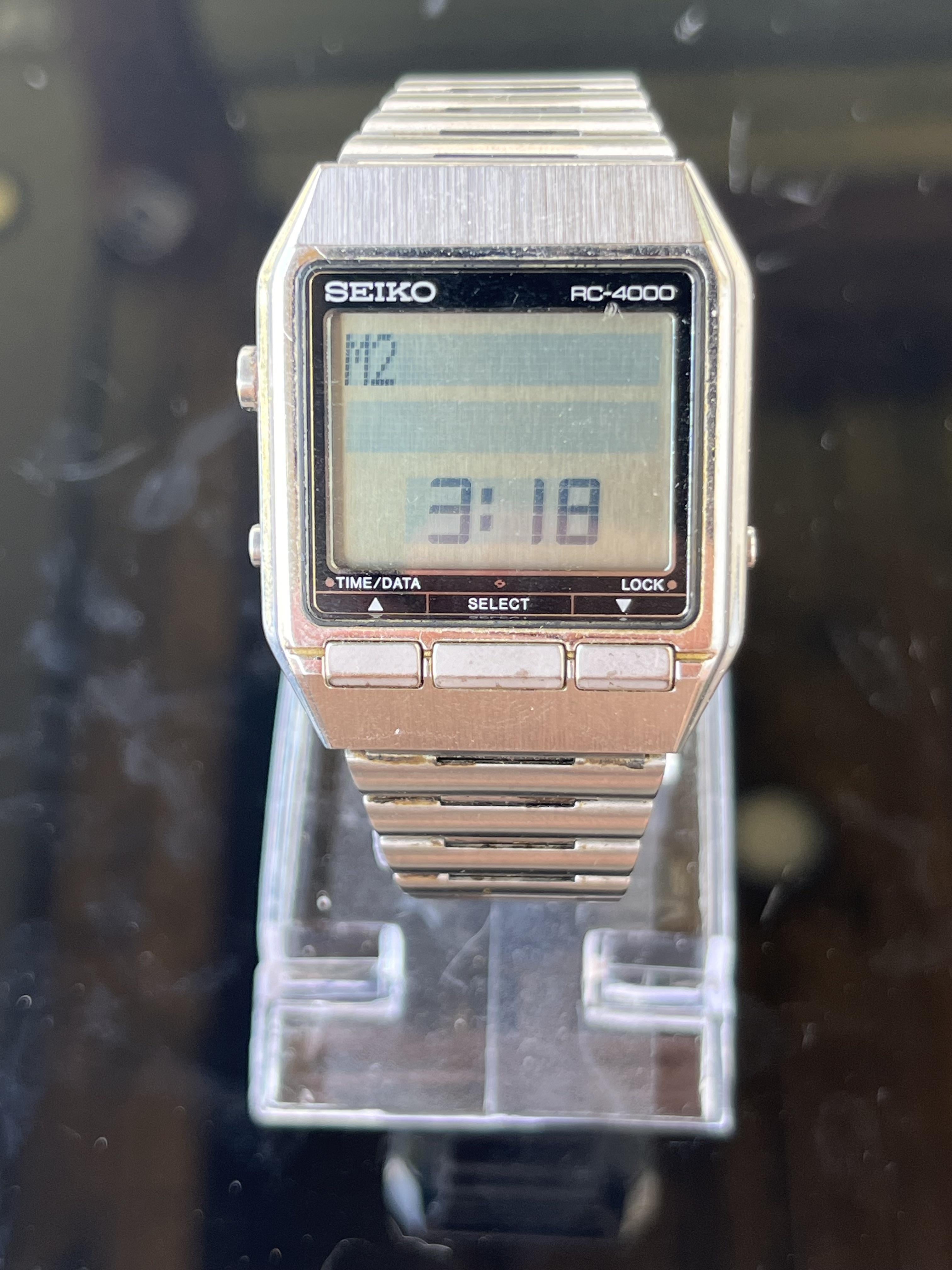 WTS] 1985 Seiko RC-4000 PC Datagraph S521-4010 Digital Watch $399