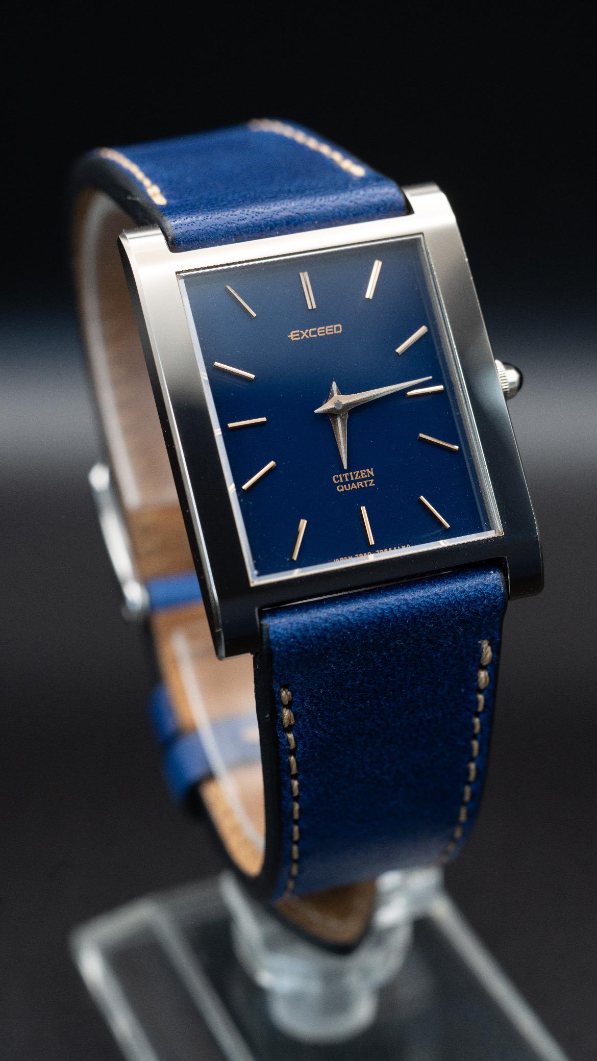 WTS] Citizen Exceed Tank | blue dial, tungsten, great summer watch