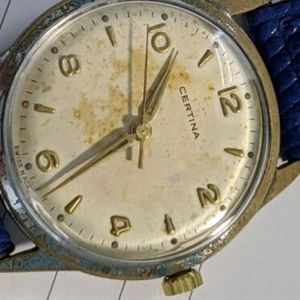 Vintage men's Certina hand-winding watch cal.414