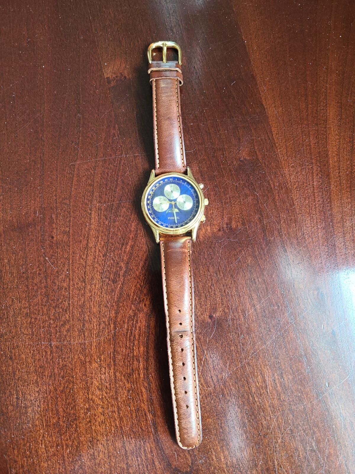 1994 Fossil BQ-8474 Chronomaster Used Vintage (1993) Fossil Men main image 4