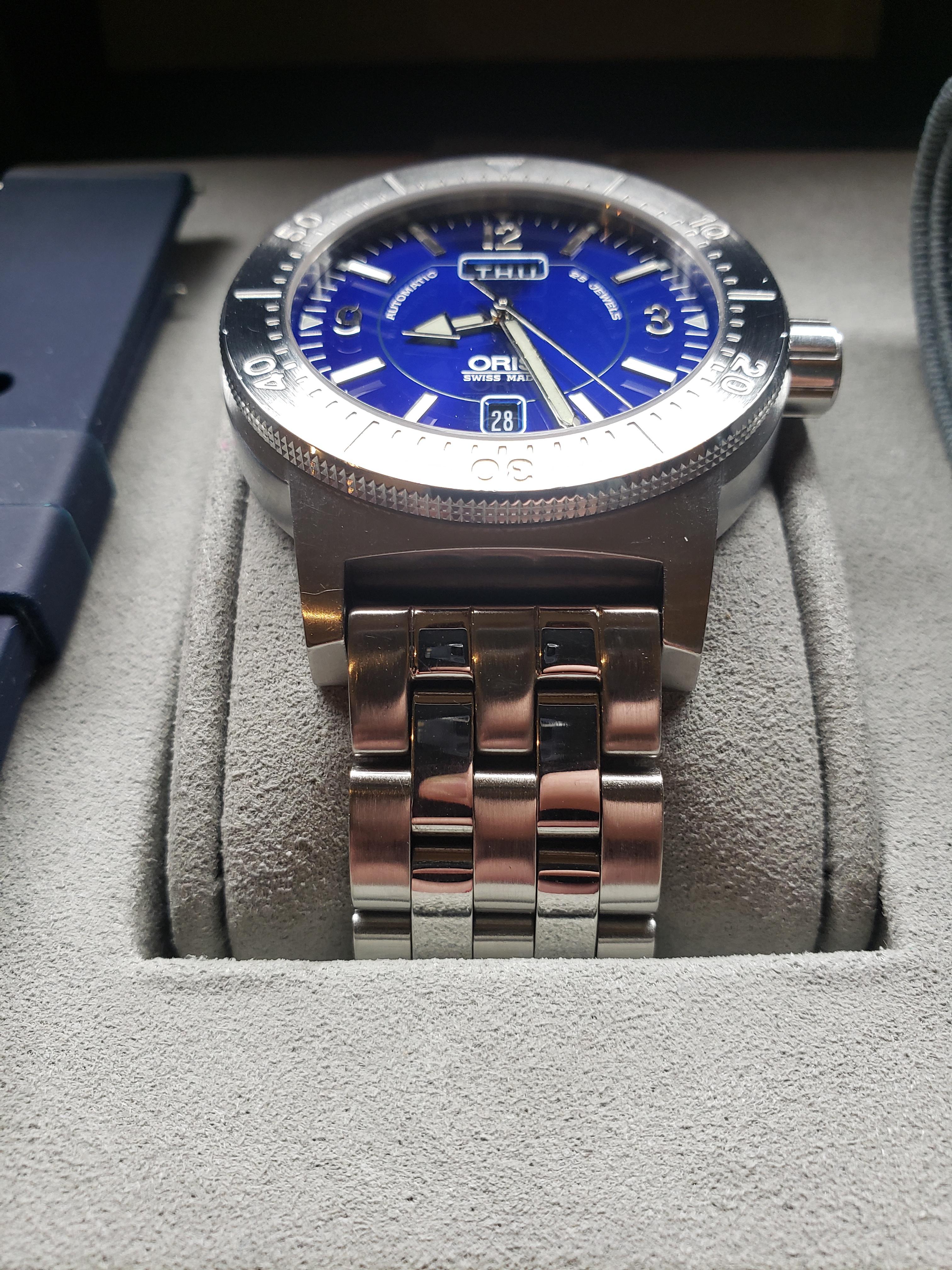 WTS Oris BC3 Big Crown Diver 42mm Diameter 20mm Lugs 51mm