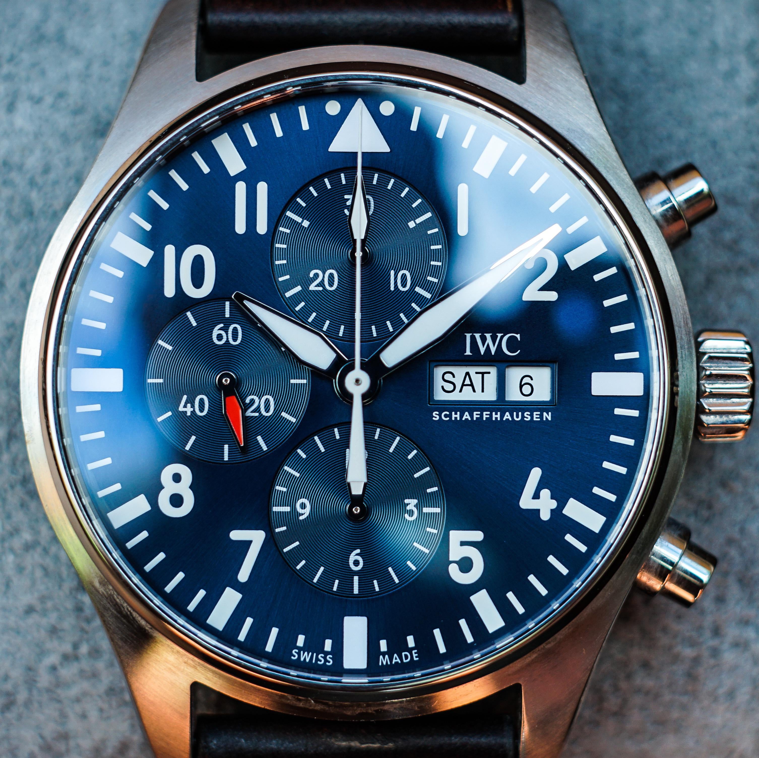 Iwc pilot outlet chronograph 43mm