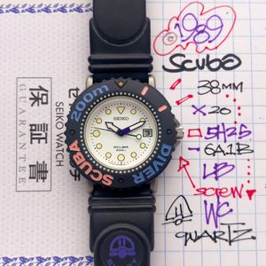 SEIKO ALBA Sefaire V701-TY50 Mens Quartz Scuba Diver 200M