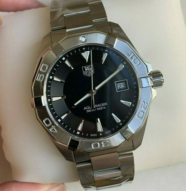 TAG HEUER Aquaracer black Dial Men s Watch WAY1110.BA0928 40.5mm