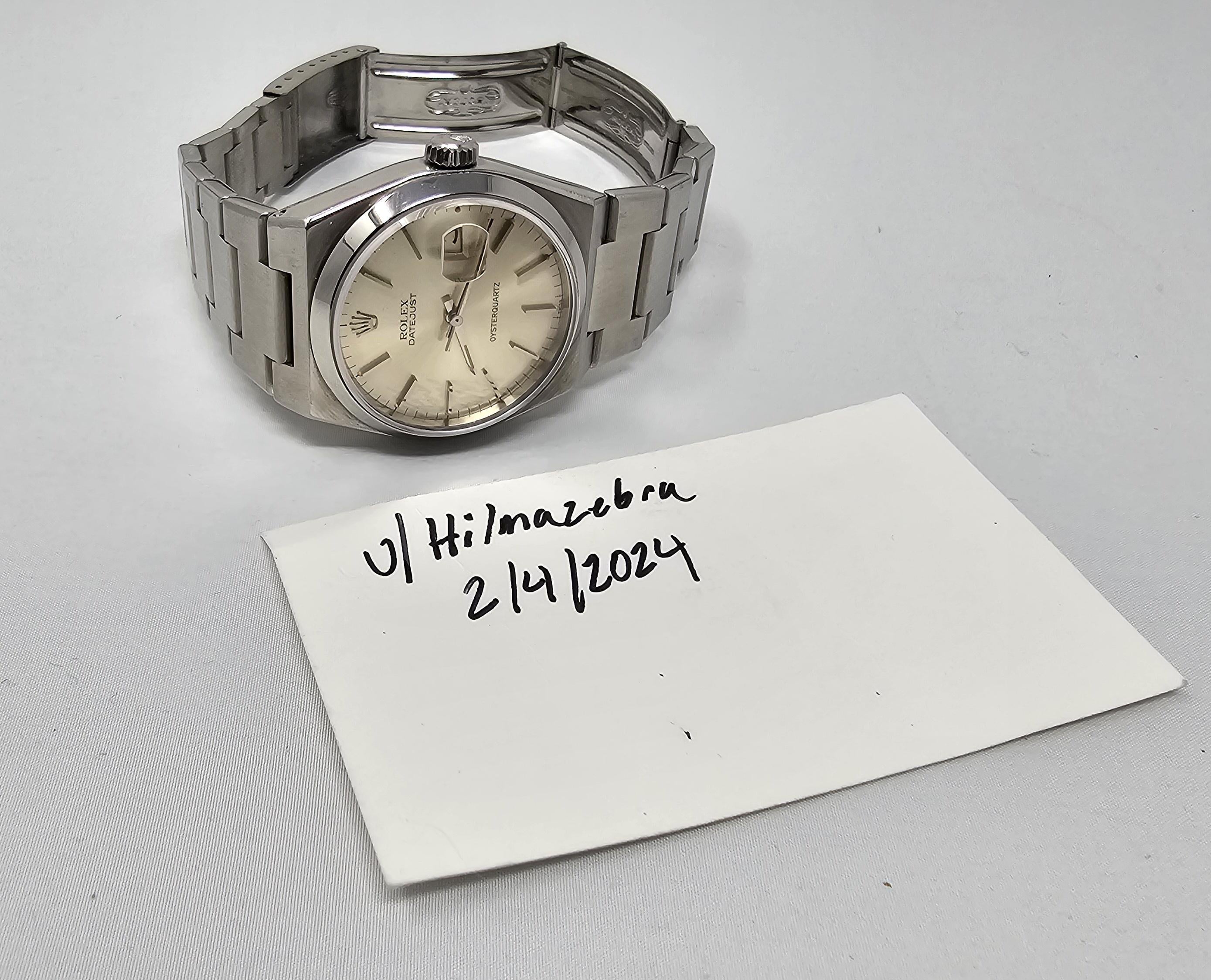 Rolex oysterquartz ref 17000 sale