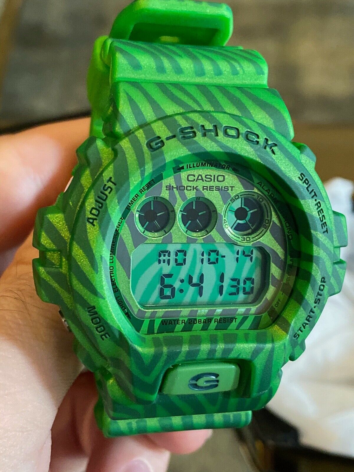 Casio G-Shock Zebra Camouflage Watch DW-6900ZB-3DR | WatchCharts