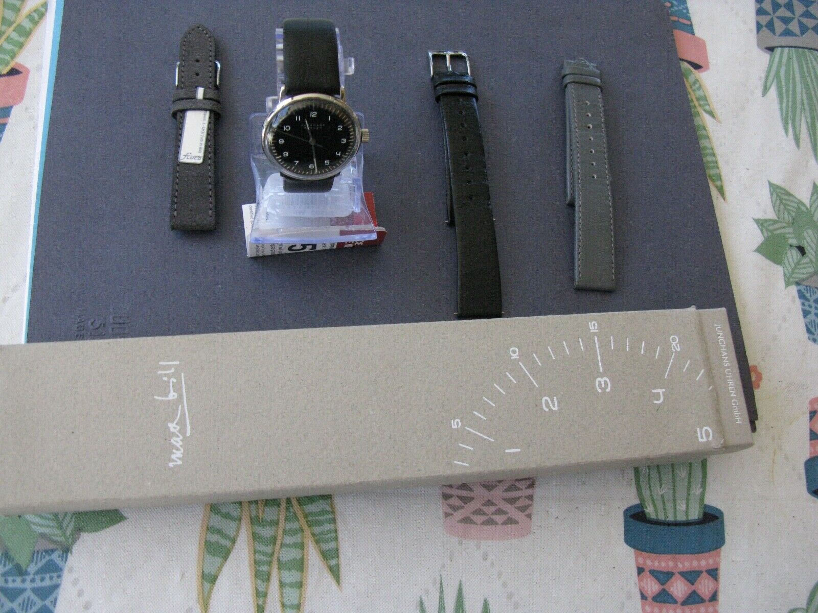 Junghans Max Bill Black Dial 35mm ETA 2801 2 Hand wind Serviced