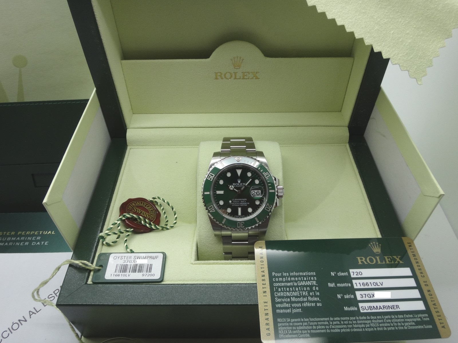 Collectors Market - FS: *** BANNED*** Rolex Submariner 116610LV Hulk  Ceramic 116610LV