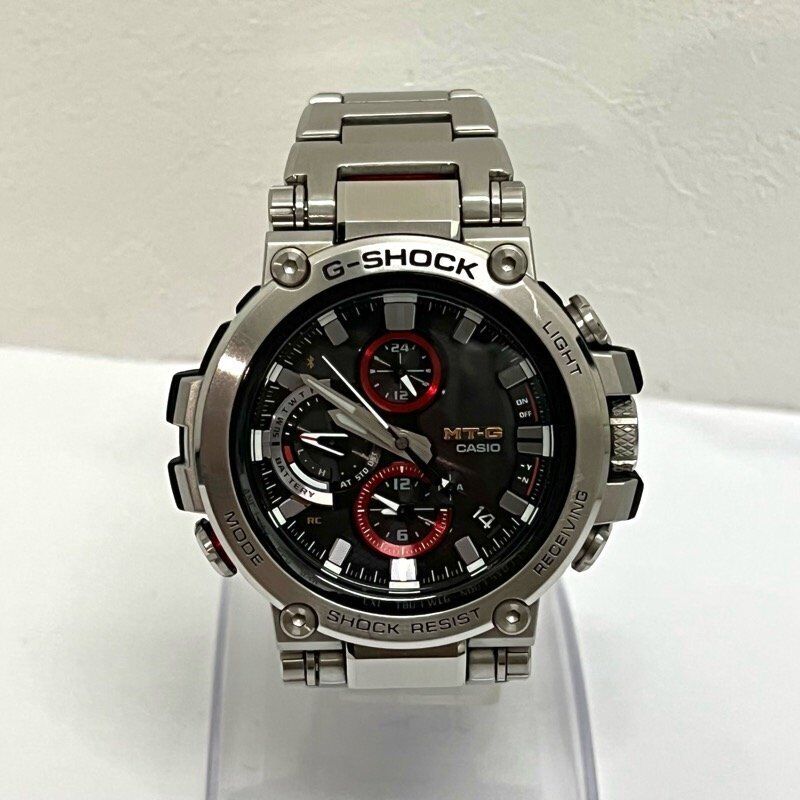 Casio G-Shock MTG-B1000D-1AJF Bluetooth Solar Radio Silver Men's