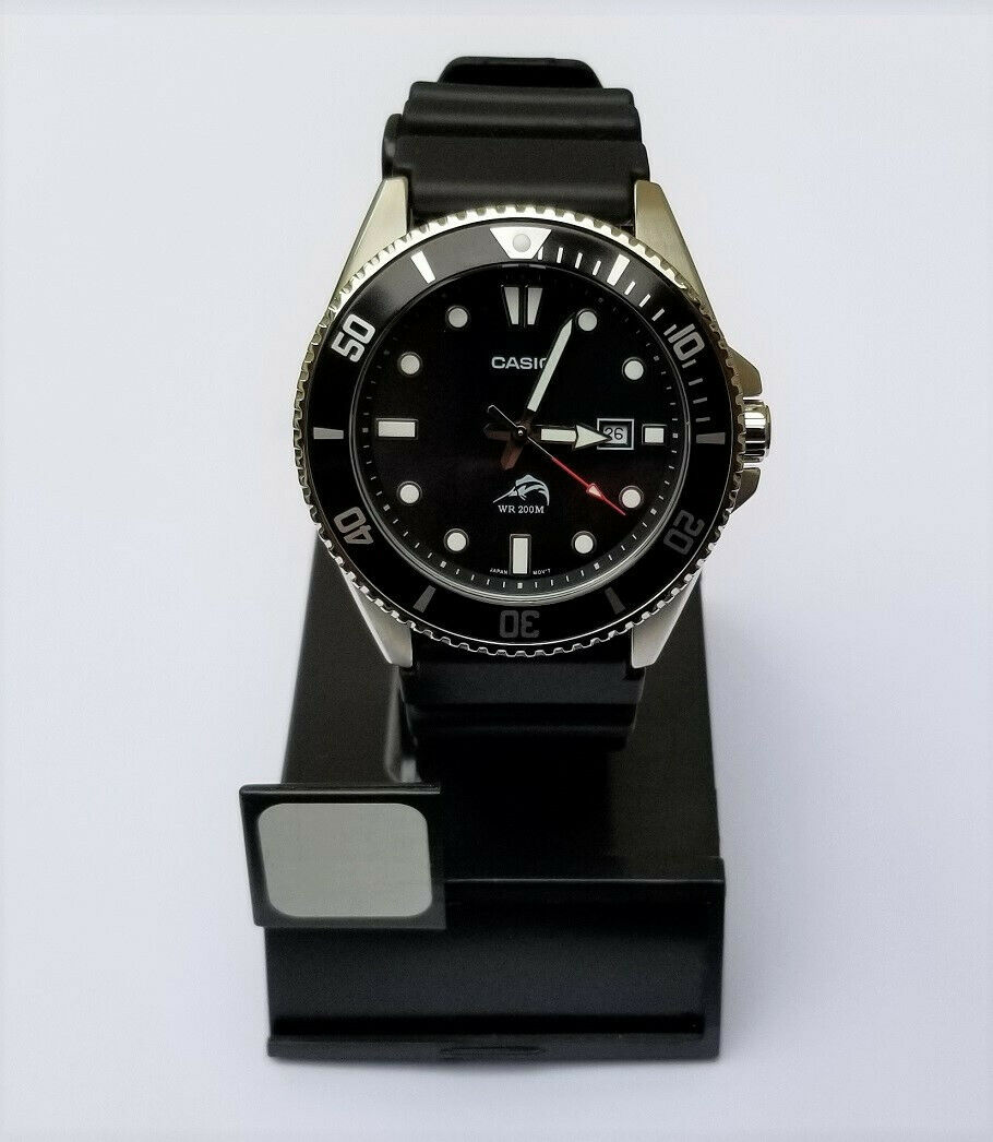 Casio Mdv106 1av 0m Duro Analog Watch Black Watchcharts