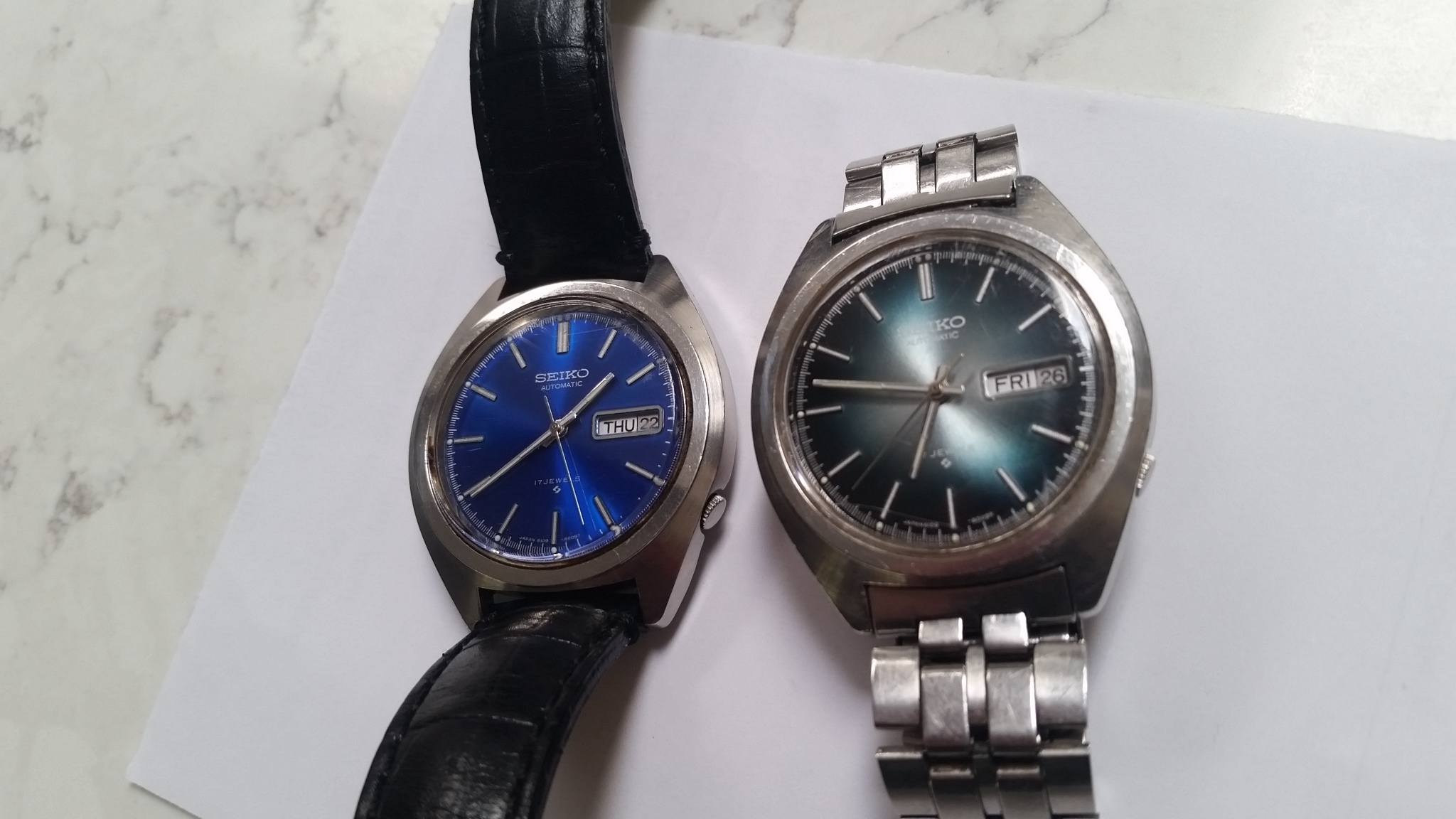 FS: A pair of Seiko 6109-8009-Ps | WatchCharts