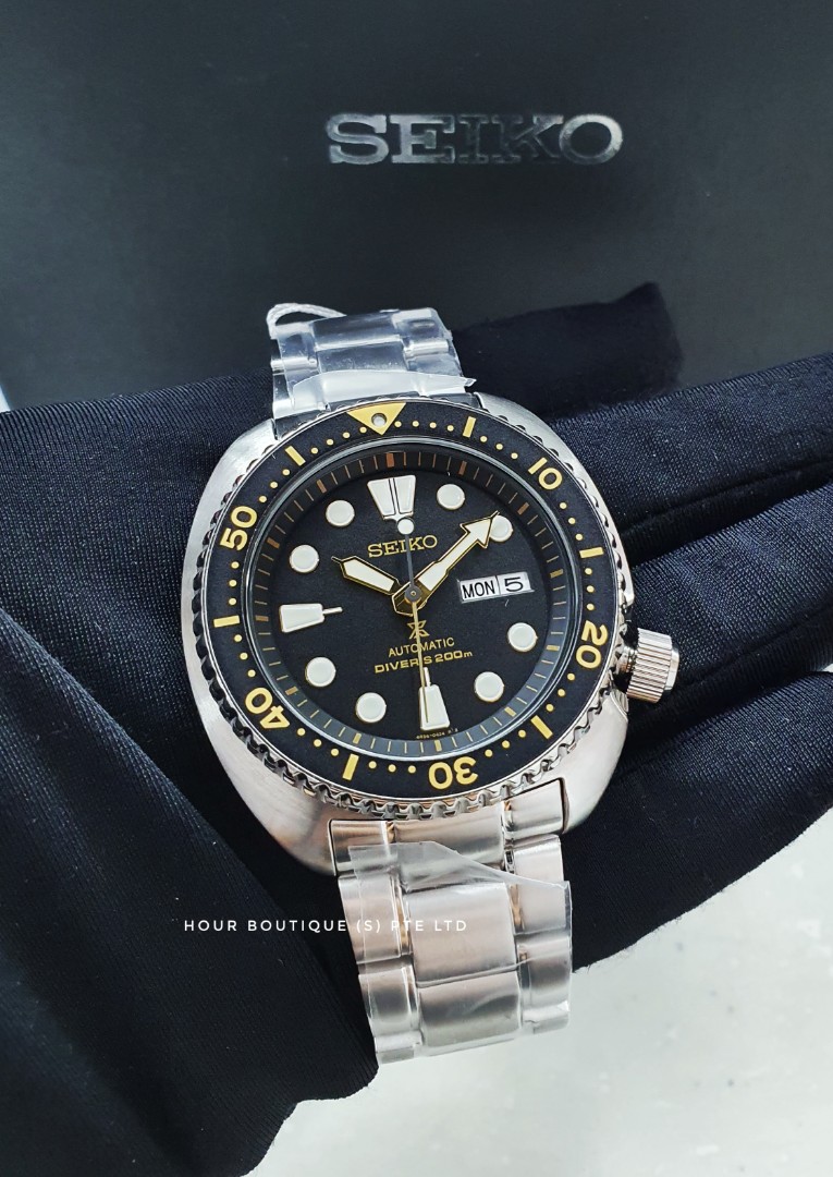 Seiko Prospex Gold Glitz Turtle Men's Automatic Divers Watch SRP775 SRP775K1  | WatchCharts