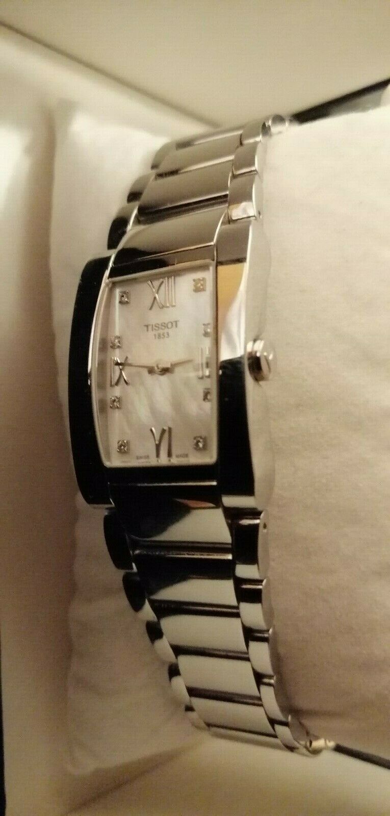 Tissot Generosi T Diamant Damenuhr Zifferblatt Perlmutt mit