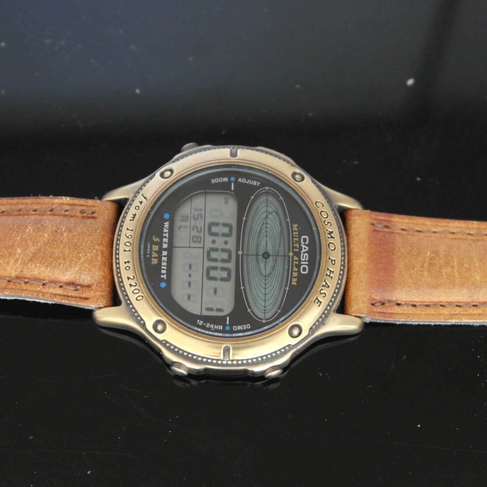 VINTAGE CASIO COSMO PHASE CGW-91 MODULE {908} 1985Men's Watch