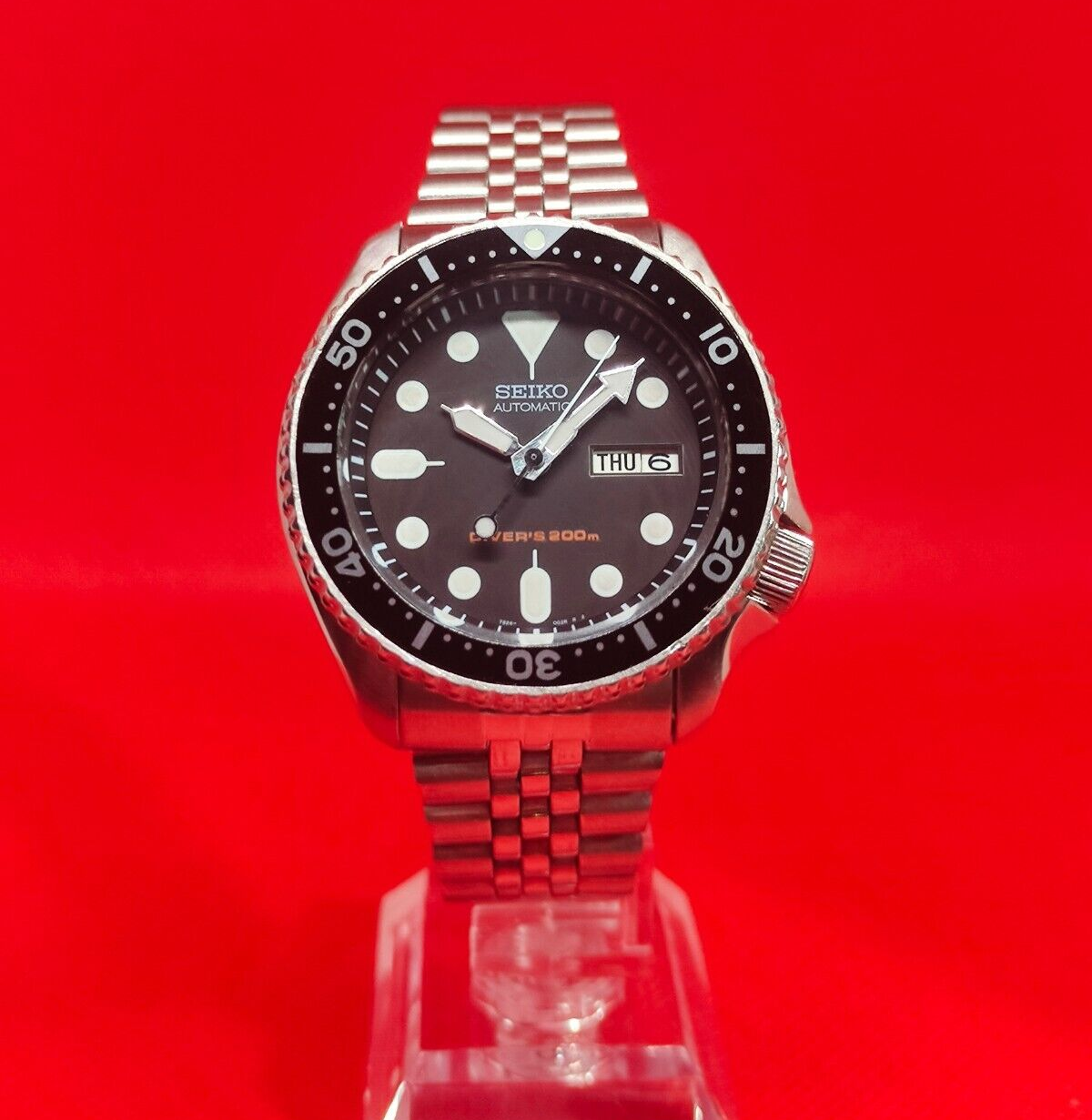 Seiko men's skx007k diver's best sale automatic watch