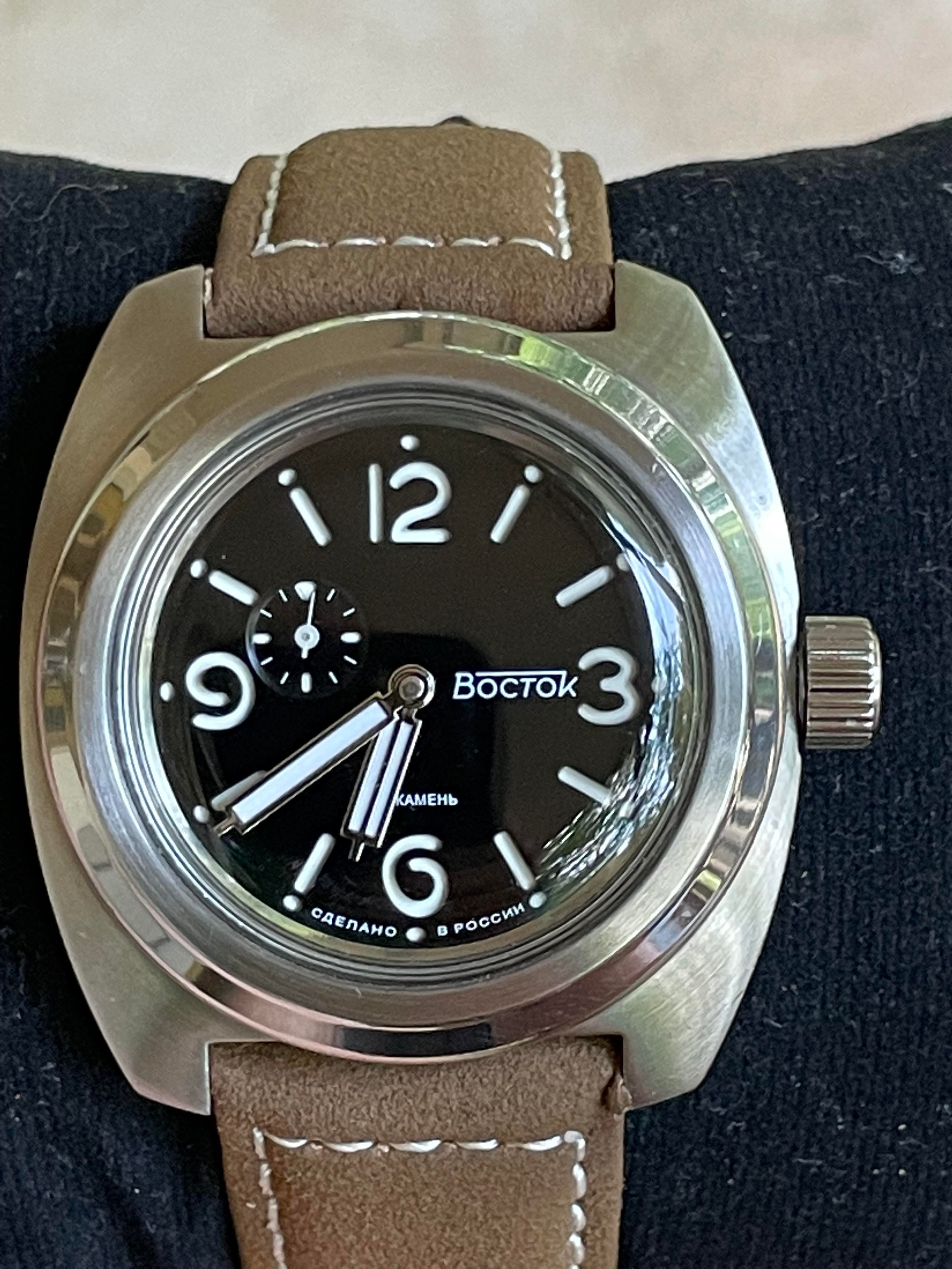 Stainless Steel Meranom Vostok Relojes Russian Wrist Watch VOSTOK