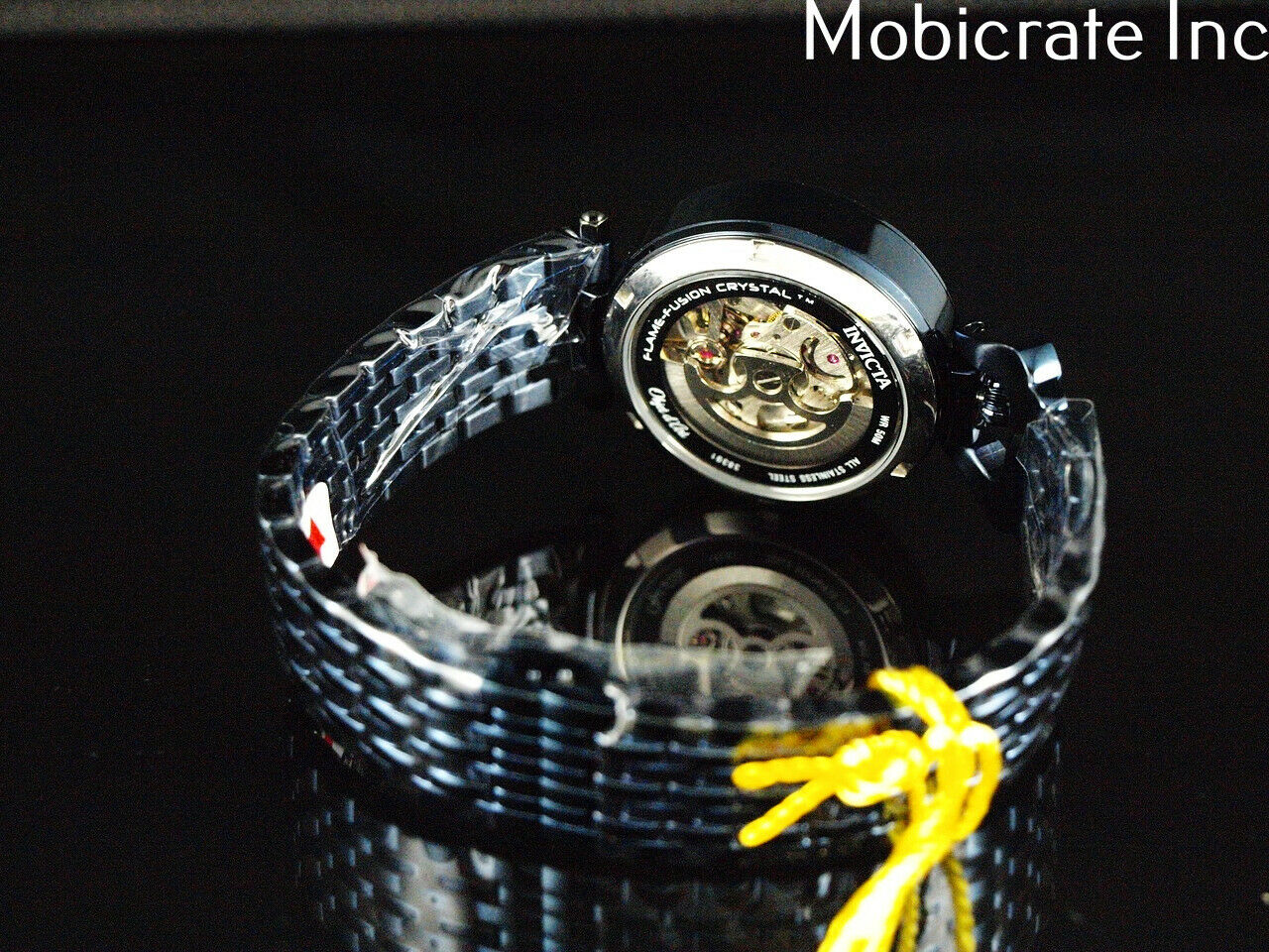 RARE Invicta Womens 36mm Objet d'Art Skeletonized Automatic Blue