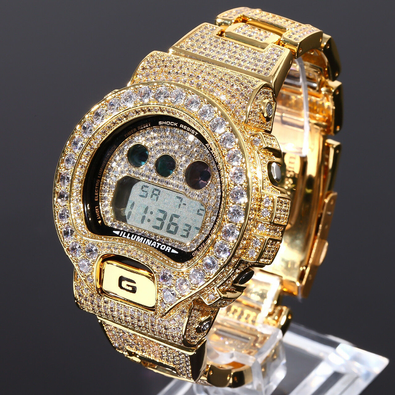 fully iced out g shock