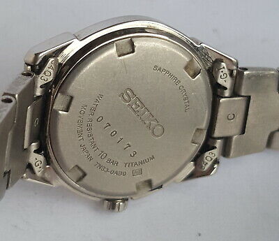 Seiko sapphire hot sale titanium 100m