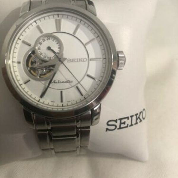 SEIKO Presage 4R39-00K0 Open Heart (Skeleton) Automatic Men's Watch |  WatchCharts