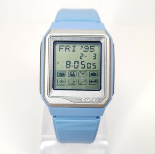 CASIO VDB-101JIM BLUE INVISIBLE MACHINE DATA BANK WATCH VINTAGE