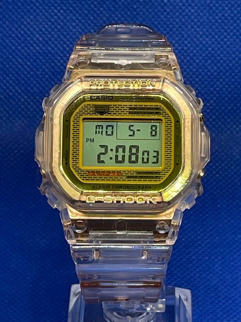 Casio G-shock DW-5035E-7JR 35th Anniversary Glacier Gold Model