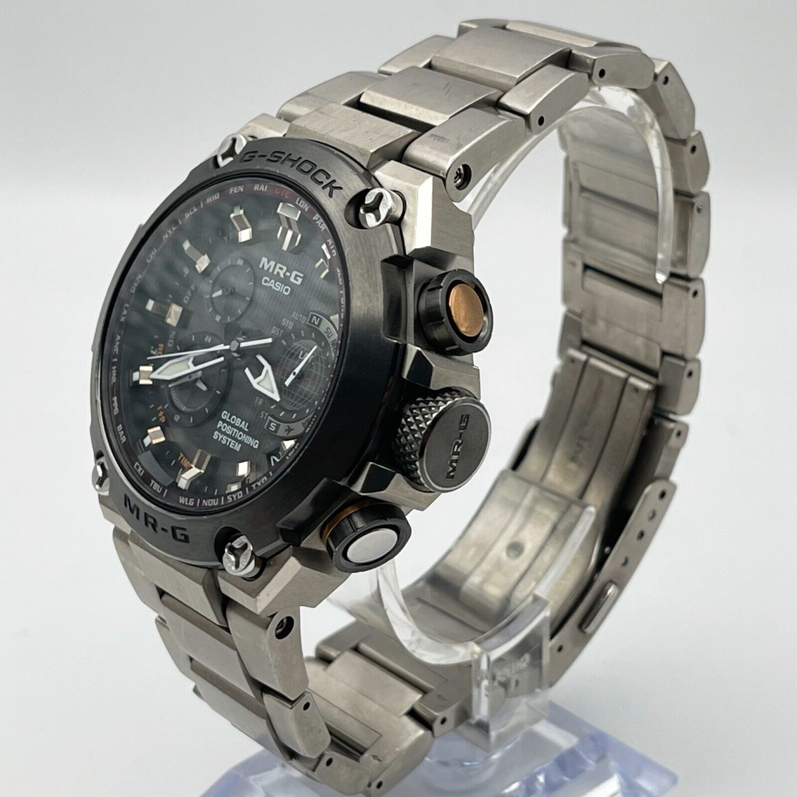 CASIO G-SHOCK MRG-G1000D-1AJR - Luxury Solar GPS Hybrid Titanium 