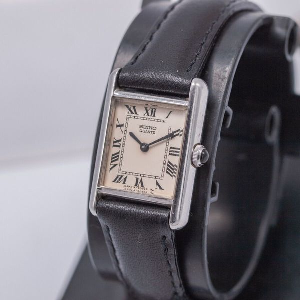 1989 - Seiko Ladies Tank 18mm Stainless Steel Quartz Watch 1400