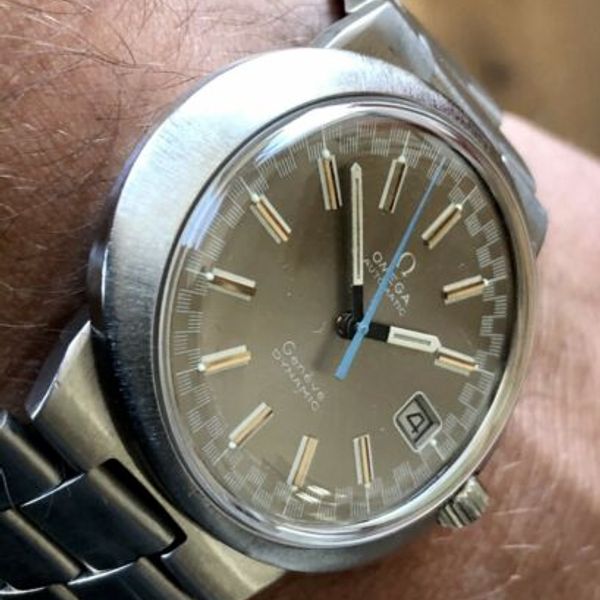 Omega Geneve Dynamic Stahl, Racing Dial, Ref 166.0039 Automatik Cal ...