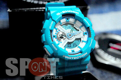 う*し様 【希少】 GA-110SN Breezy Colors ターコイズブル Casio G-Shock Breezy Colors Men's Watch GA-110SN-3 GA110SN 3